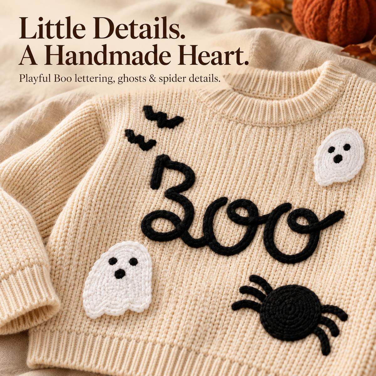 👻 Little Boo Knit Sweater 🎃