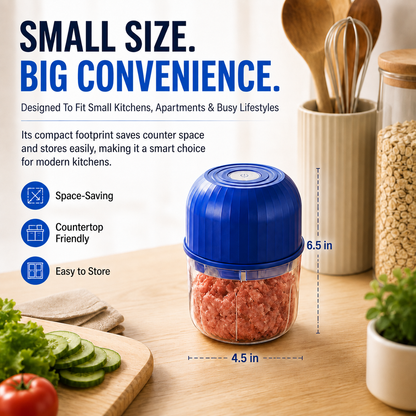 Wireless Efficient Electric Mini Food Chopper