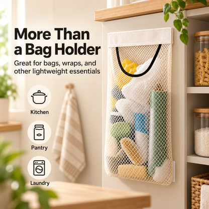 🔥 49% OFF Wall-Mounted Mesh Organizer – Declutter Your Home in Seconds