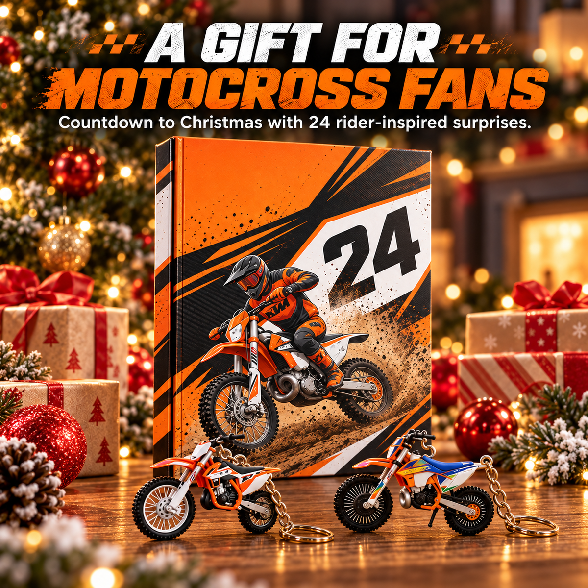 🏁 24-Day Motocross Advent Calendar – 🎄24 Days of Dirt Bike Surprises & Mini Collectibles