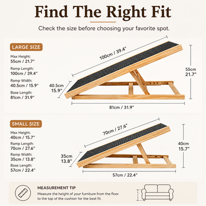 🔥 50% OFF Today —   2-in-1 Pet Ramp & Scratching Surface for Beds and Sofas