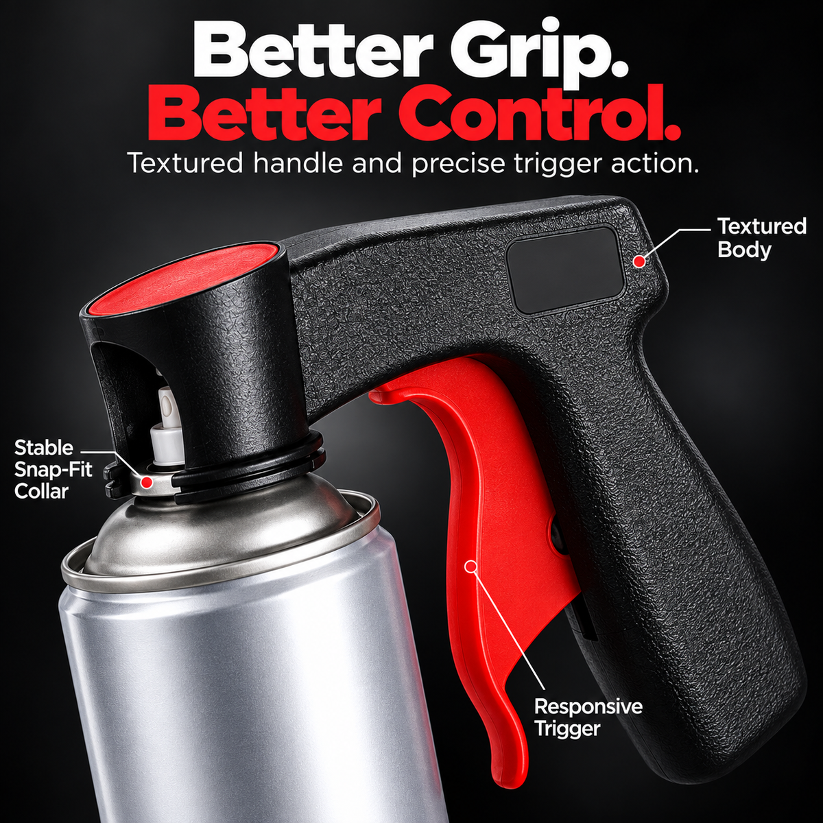 🔥 50% OFF 2PCS-Spray Can Trigger Handle – Spray Smoother, Grip Easier