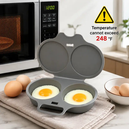 🔥 50% OFF Dual Egg Microwave Cooker 🥚 Easy Breakfast Without the Frying Pan
