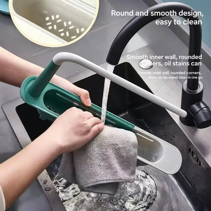🧼Save 49% Today —  Extendable Sink Organizer with Towel Rack