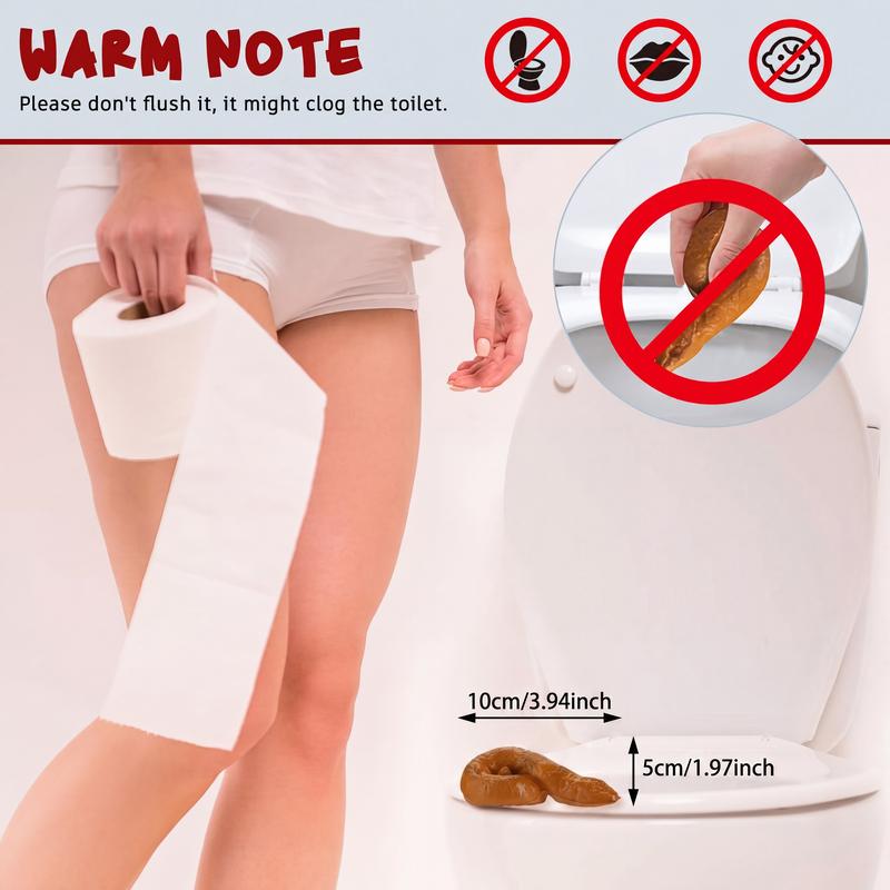 😂7 Pcs Fake Poop  Realistic Prank Poop