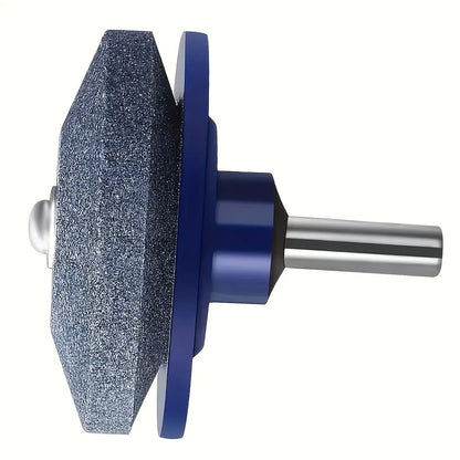 1pc Lawn Mower Blade Sharpener for Power Drill Hand Drill Universal Rotary Lawn Mower Blade Sharpener Tool for Quick Blade Grinding Sharpening Attachment for Garden Lawn Mower Maintenance