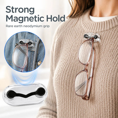✨ 50% OFF Premium Magnetic Eyewear Holder 👓 The Hands-Free Glasses Solution