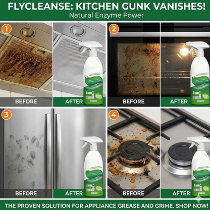 🧽Natural Enzyme Kitchen Cleaner for Easier Grease Cleanup