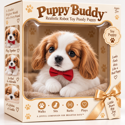 🎄49% OFF — 🐕Golden Buddy™ Lifelike Golden Retriever Robot Puppy 🐾