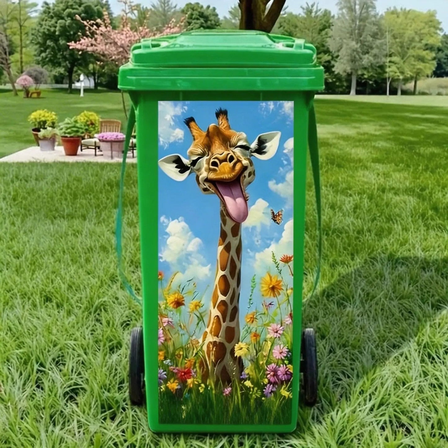 🐴 50% OFF Cute Animal Trash Bin Stickers ✨ Waterproof Peel & Stick Home Decor