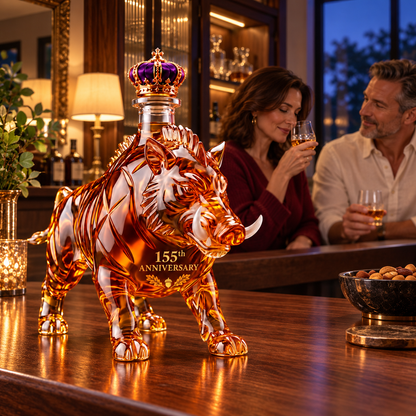 🥃🐗 Wild Boar 155th Anniversary Whiskey Decanter – 1871–2026 Commemorative Edition