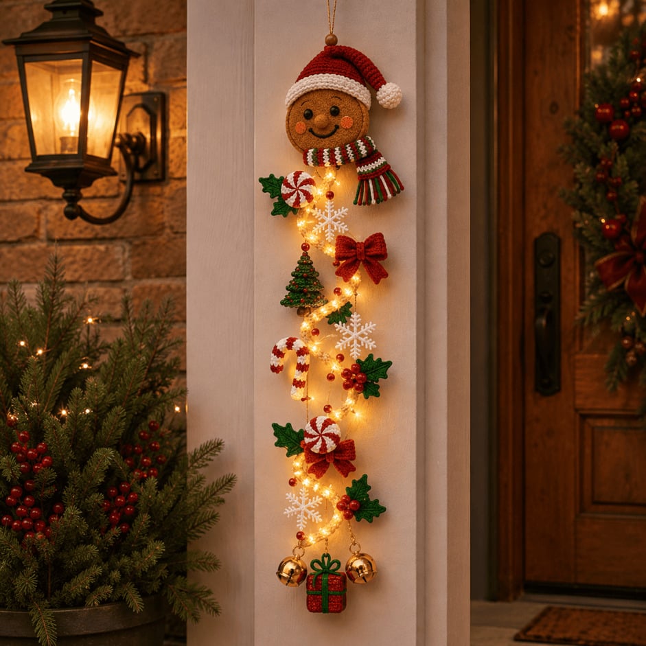 ⏳ Last day! 50% OFF – 🎄 Light-Up Christmas Door Hanger – 🎅6 Festive Designs