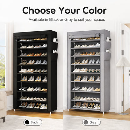 👟 Home Organization Sale 50% OFF — Large Capacity Shoe Storage Cabinet | Multi-Level Entryway Shoe Organizer With Dust Cover