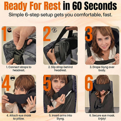 ✈️ 3-in-1 Full Support Travel Kit