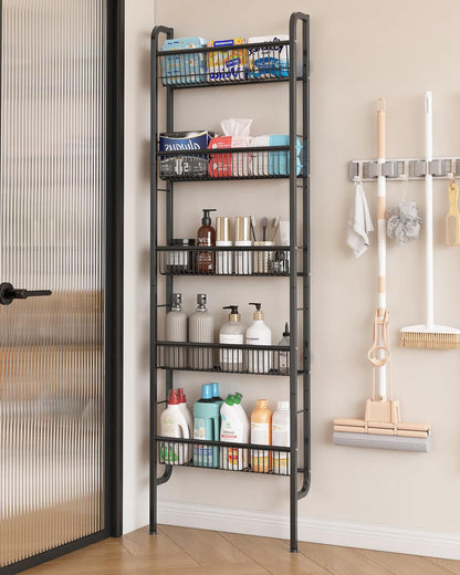 🚪 50% OFF 5-Tier Over Door Storage Rack – Maximize Your Space