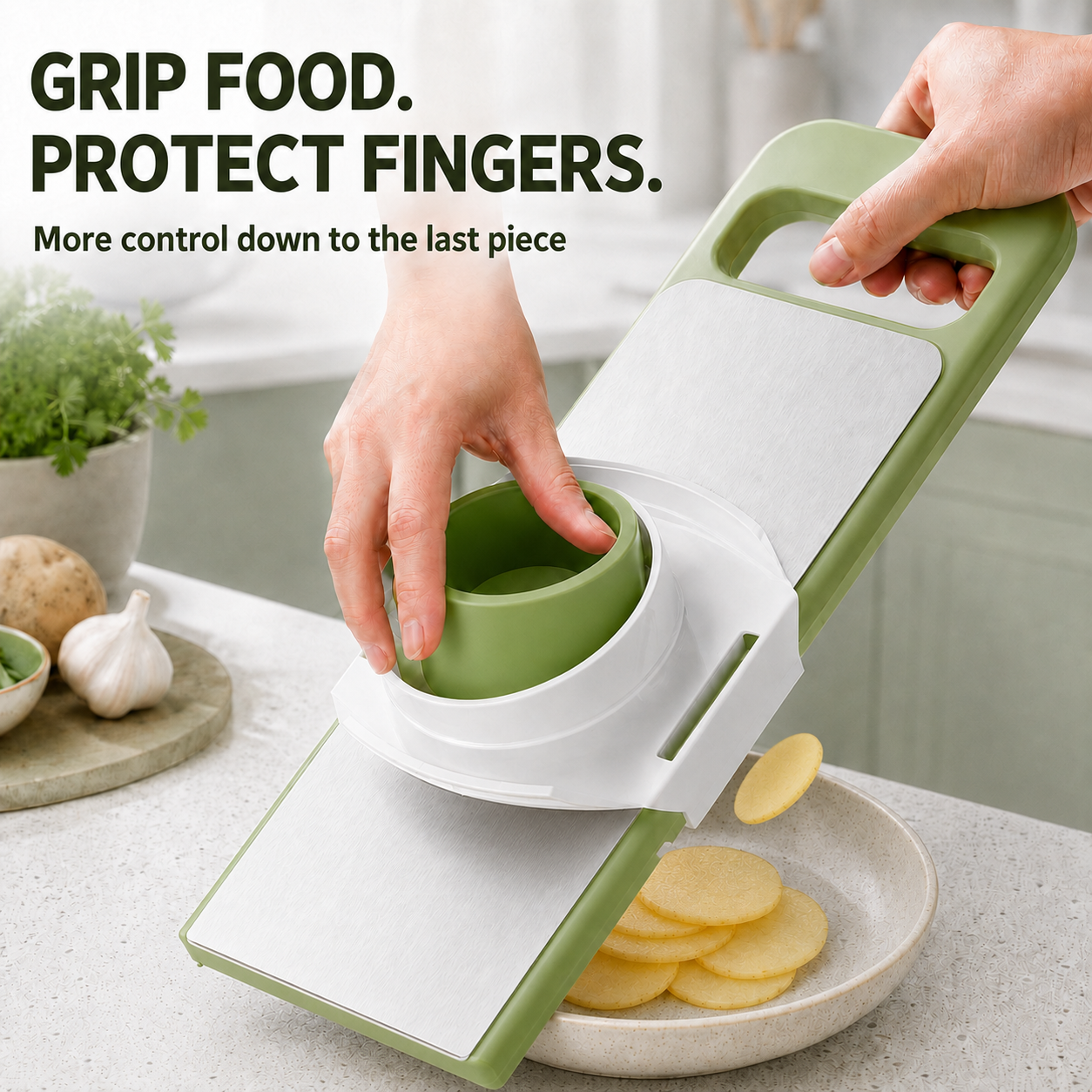 🔥 49% OFF 5-in-1 Kitchen Slicer 🥕 Slice, Shred & Prep with Less Effort