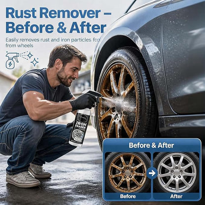 🔥 LIMITED-TIME 50% OFF! 🚗 Iron & Rust Remover Spray – Restore a Clean, Brilliant Shine ✨