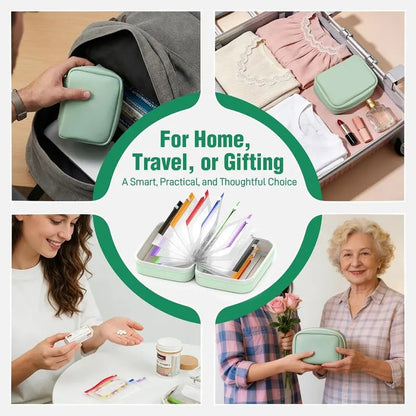 🔥 Limited-Time Deal 💊 14-Pouch Portable Pill Organizer – Stay Organized at Home or On the Go ✨