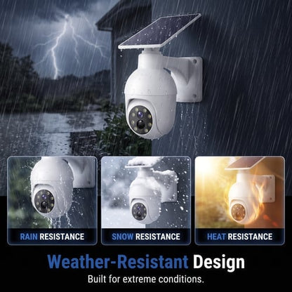 🎉Solar-Powered Simulated Surveillance Camera Street Light
