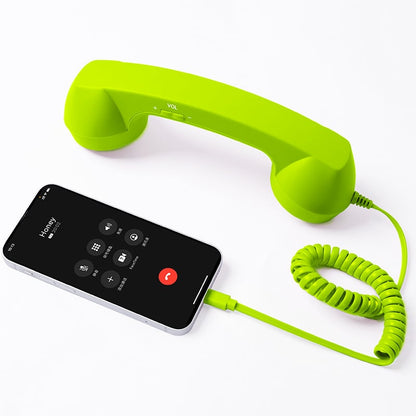☎️ 50% OFF Retro Wired Phone Handset – Classic Calls for Your Smartphone