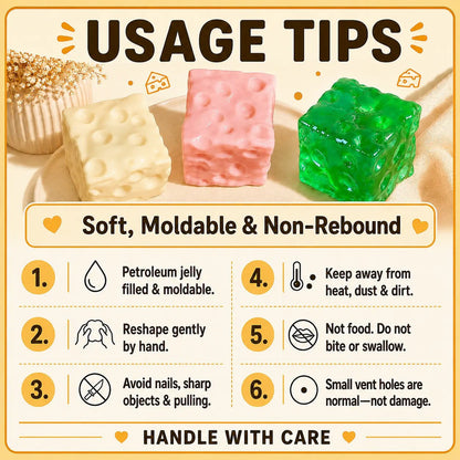 🧀 49% OFF Cheese Squishy Fidget Toy – So Soft, You’ll Keep Squeezing