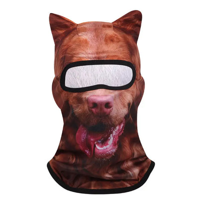 🔥 50% OFF 🐱 3D Animal Ski Balaclava with Ears – Fun Winter Face Mask