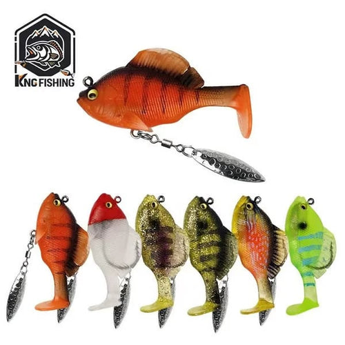 🎣 50% OFF 6PCS Lifelike Swimbait Jig Heads 🚀 Pre-Rigged Fishing Lures With Hidden Hook System