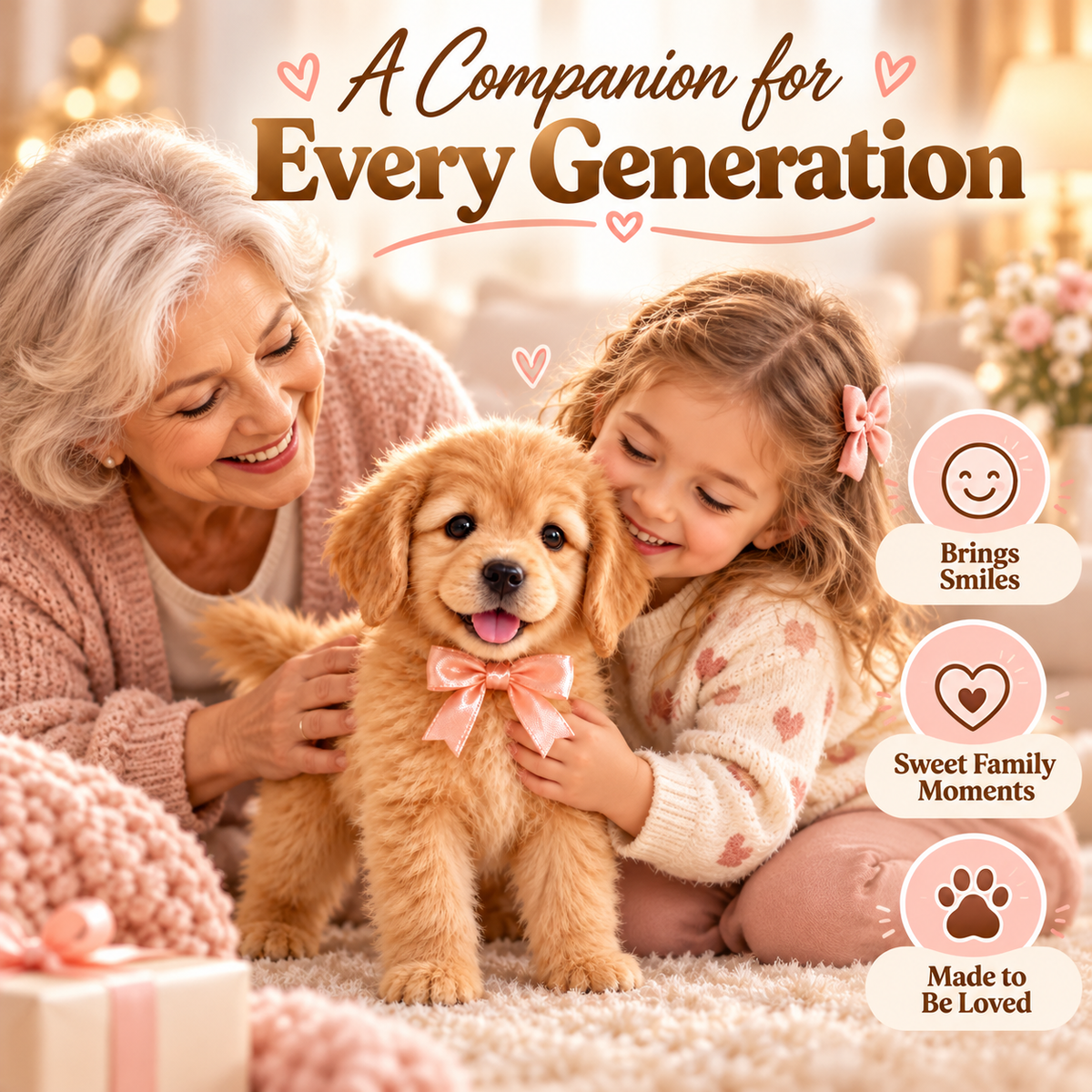 🎄49% OFF — 🐕Golden Buddy™ Lifelike Golden Retriever Robot Puppy 🐾