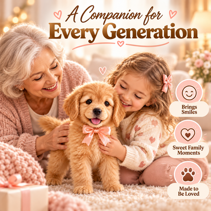 🎄49% OFF — 🐕Golden Buddy™ Lifelike Golden Retriever Robot Puppy 🐾