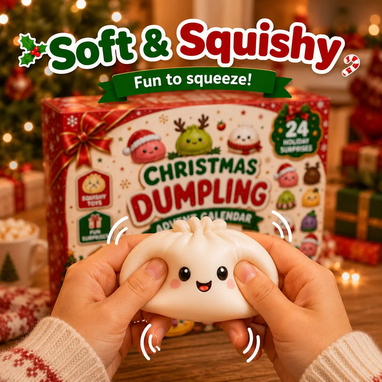 🎄 50% OFF Christmas Mini Squishies Advent Calendar 2026 ✨ 24 Days of Holiday Surprises