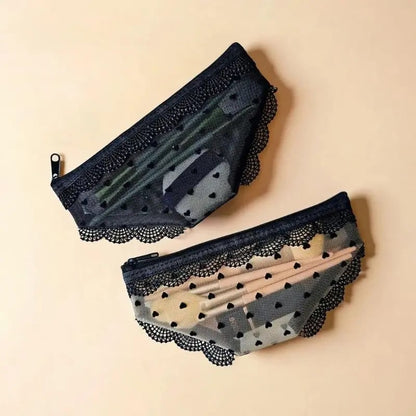 Unique Panties Shape Mesh Cosmetic Bag🩲