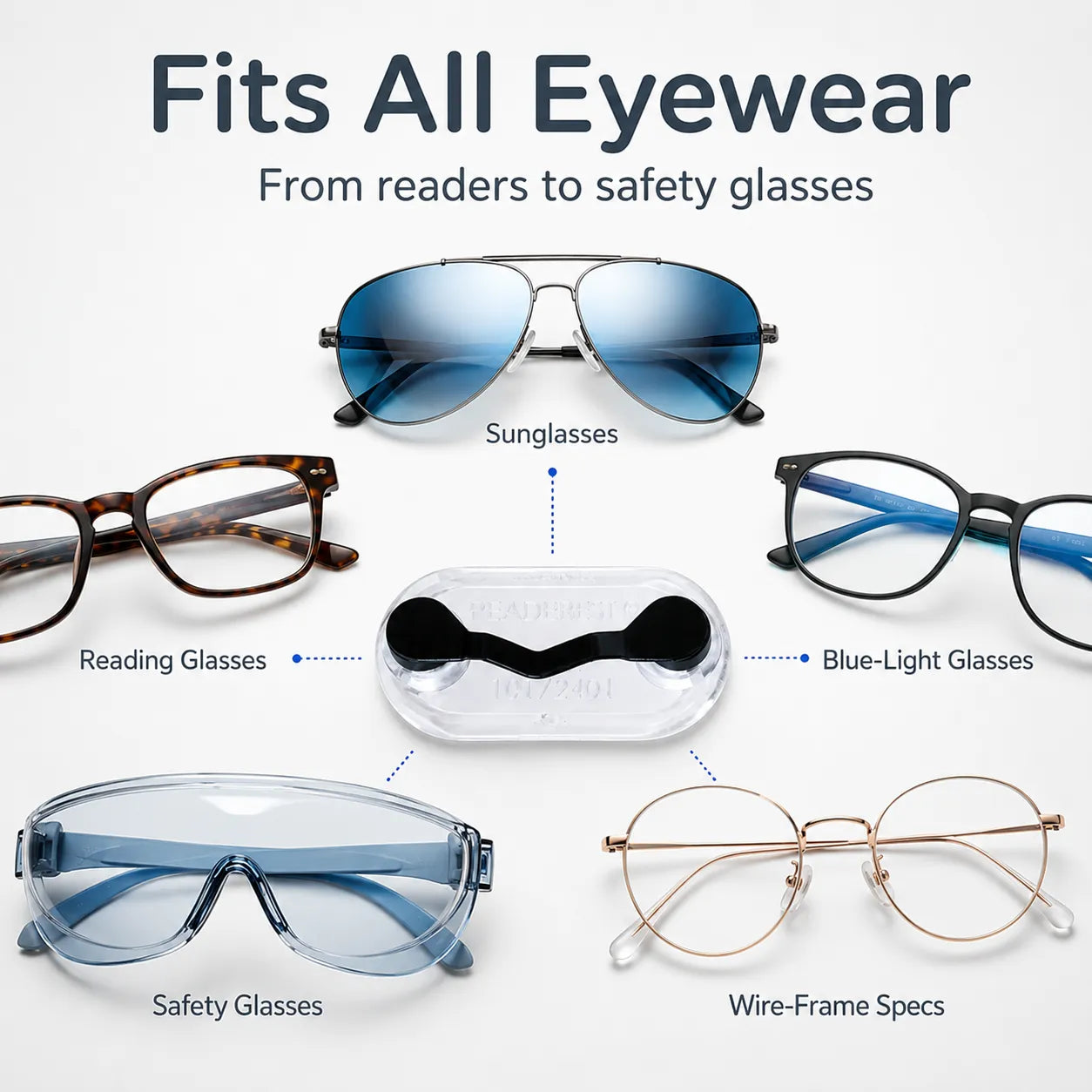 ✨ 50% OFF Premium Magnetic Eyewear Holder 👓 The Hands-Free Glasses Solution
