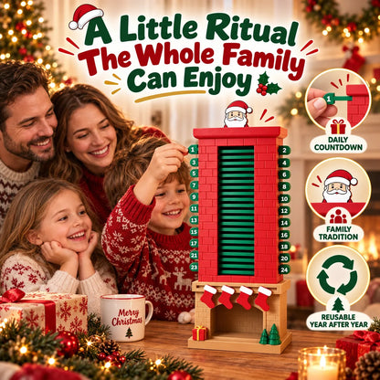 🎅 48% OFF Santa Chimney Advent Calendar – 24 Days of Christmas Magic