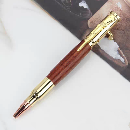 🖊100% Handmade Bolt Action Wooden Bullet PenTM | Crafted From Real Wood & Bullet Casing(Jake Wilson Handmade®) - BUY 3 FREE SHIPPING