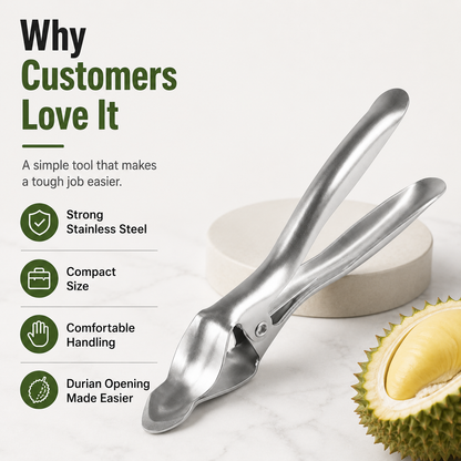 49% OFF 🥭 Stainless Steel Durian Opener – Open Tough Shells With Ease