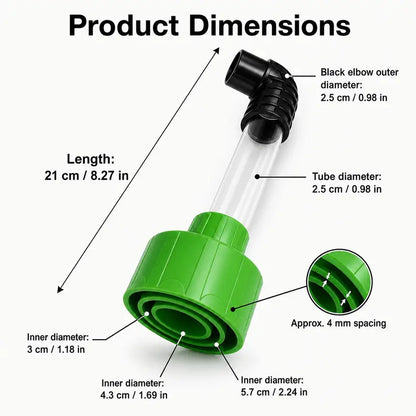 ❄️ 49% OFF AC Drain Line Cleaner Adapter – Universal HVAC Condensate Pipe Unclogger