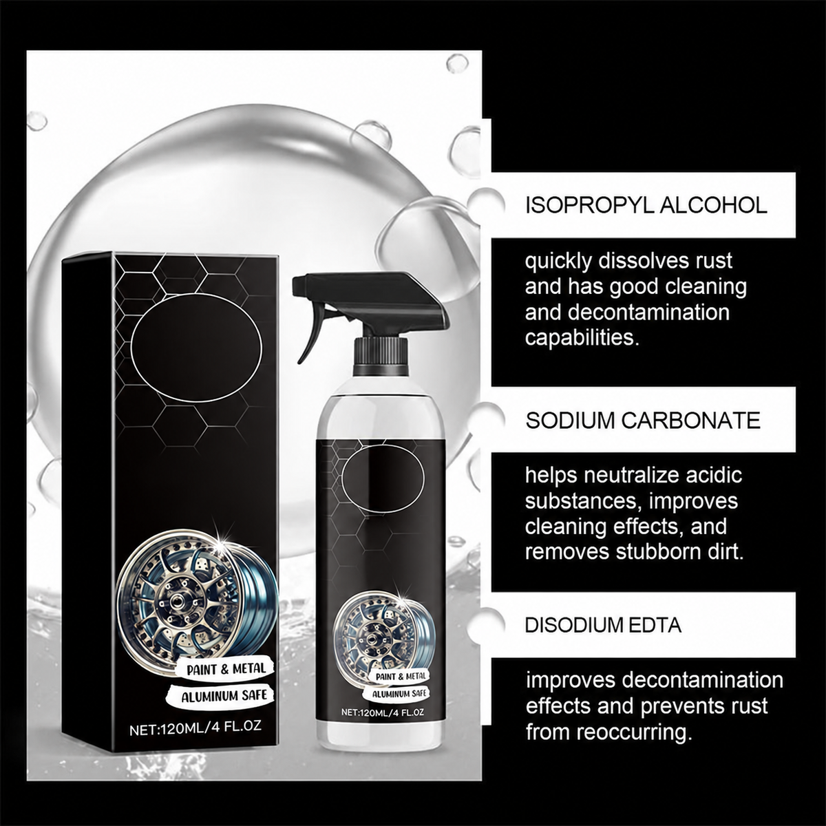 🔥HOT SALE 50% OFF🔥Car Rust Remover Cleaner Spray