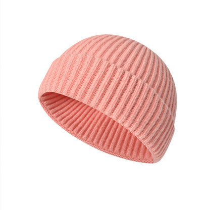 🧶 Minimalist Ribbed Knit Short Fisherman Beanie for Everyday Streetwear ☕
