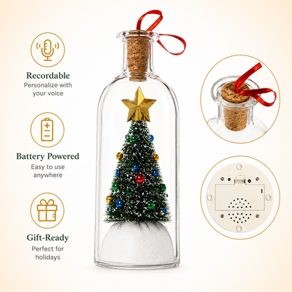 ✨ 50% OFF Personalized Christmas Keepsake Ornament – Record, Gift & Replay 🎁