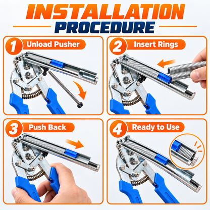🔥 LIMITED TIME 49% OFF – Type M Hog Ring Pliers Kit + 600PCS Hog Rings Included