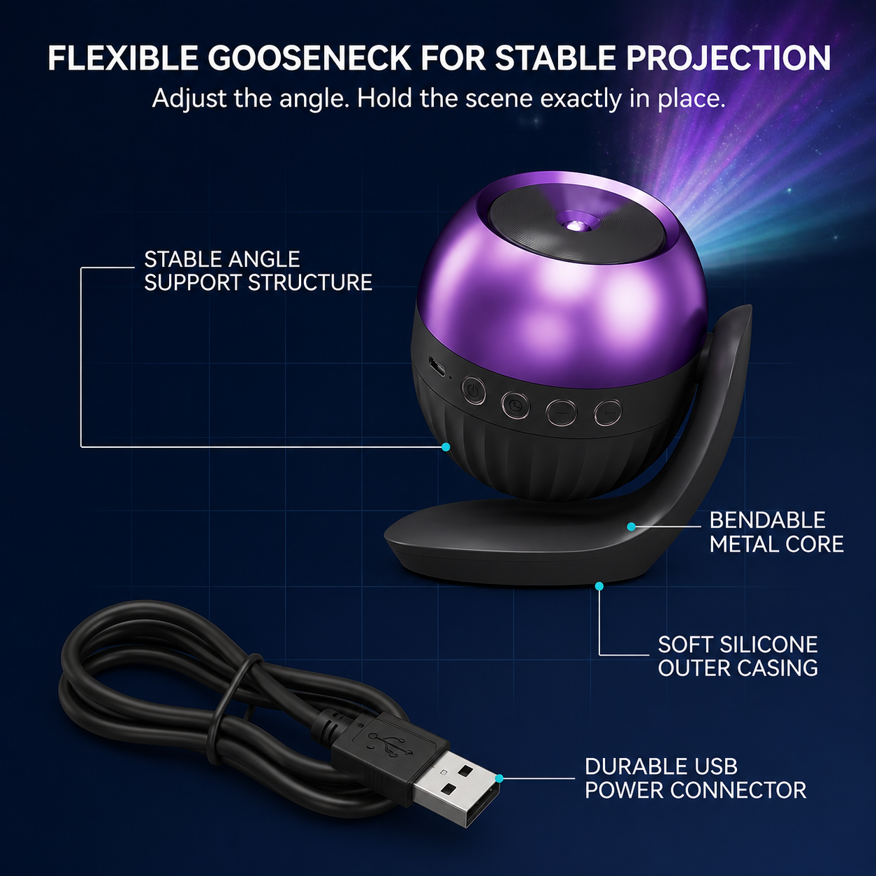 🔮Night Light Projector