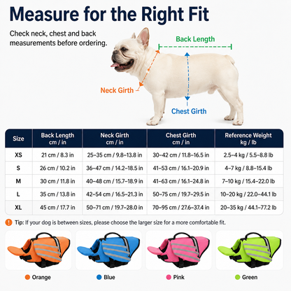 Dog Life Vest For Swimming
