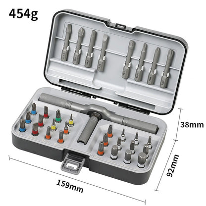 🔥 49% OFF 24-Bit S2 Ratcheting Screwdriver Set – One Kit for Everyday Repairs