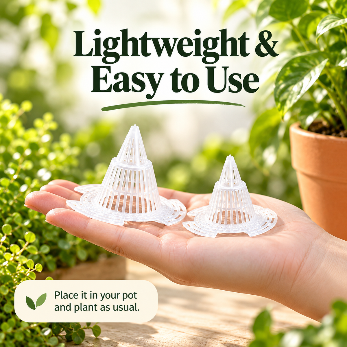 🌱 Raised 3D Plant Pot Drainage Mesh Pads – Non-Clogging Soil Retention Liners 🌿