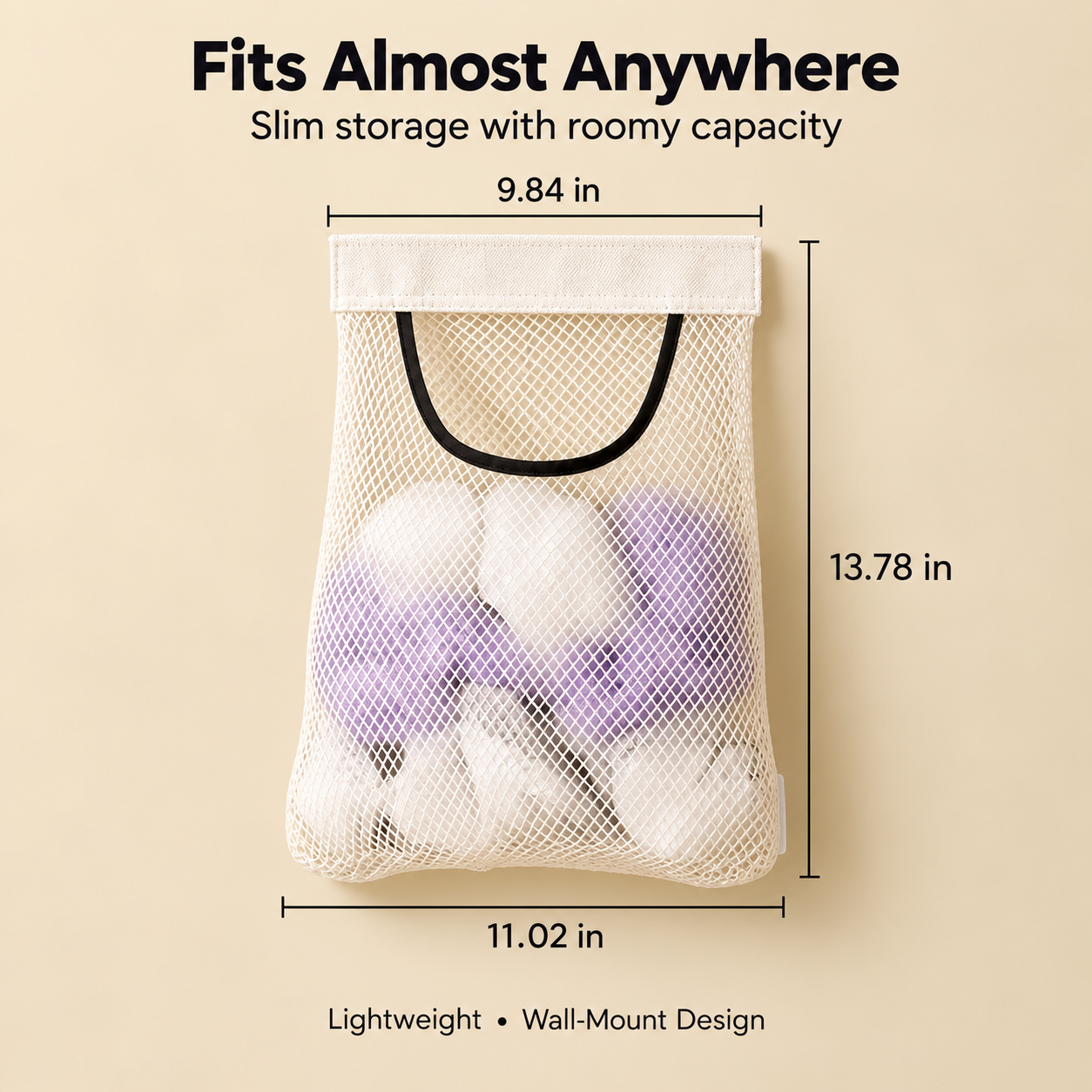 🔥 49% OFF Wall-Mounted Mesh Organizer – Declutter Your Home in Seconds