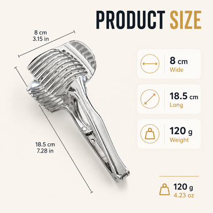 🔥 50% OFF Multi-Function Slicing Tong – Perfectly Even Slices in Seconds 🍅