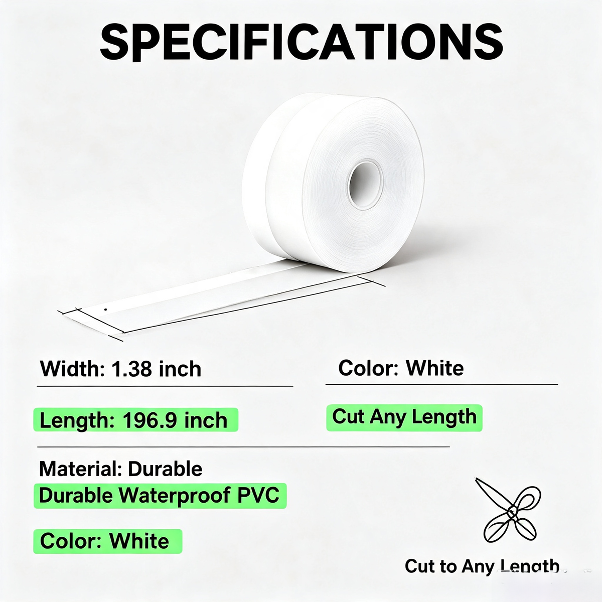 🔥 50% OFF 2 Pack-Transparent Door & Window Sealing Strip 🏠 Helps Block Drafts, Dust & Bugs