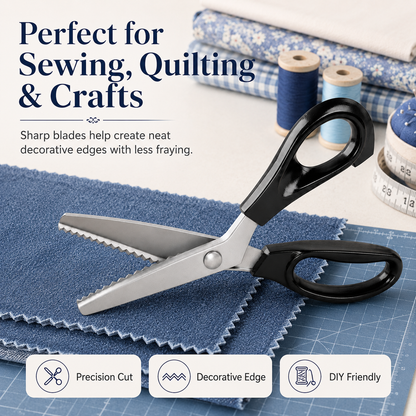 🔥 49% OFF ✂️ Pinking Shears – Cleaner Edges in Every Cut