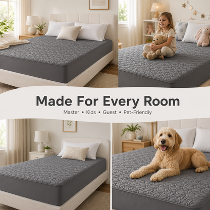 🔥 50% OFF Waterproof Mattress Protector – Soft, Quiet & Spill-Proof Protection