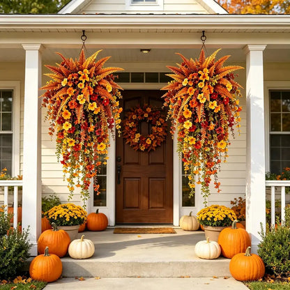 🍂 50% OFF Autumn Harvest Door Swag 🌼 Bring Warm Fall Color Home